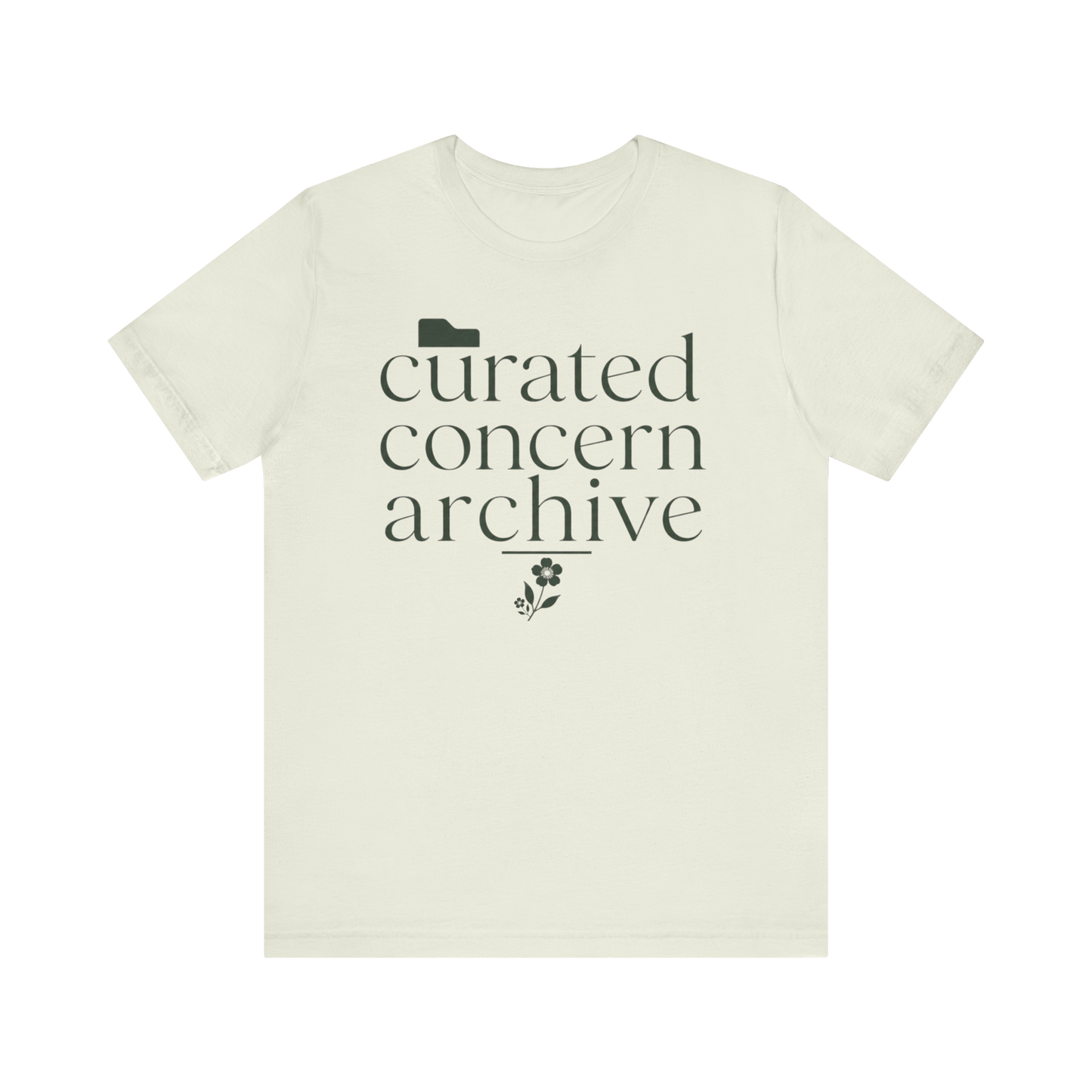"Curated Concern Archive" T-Shirt