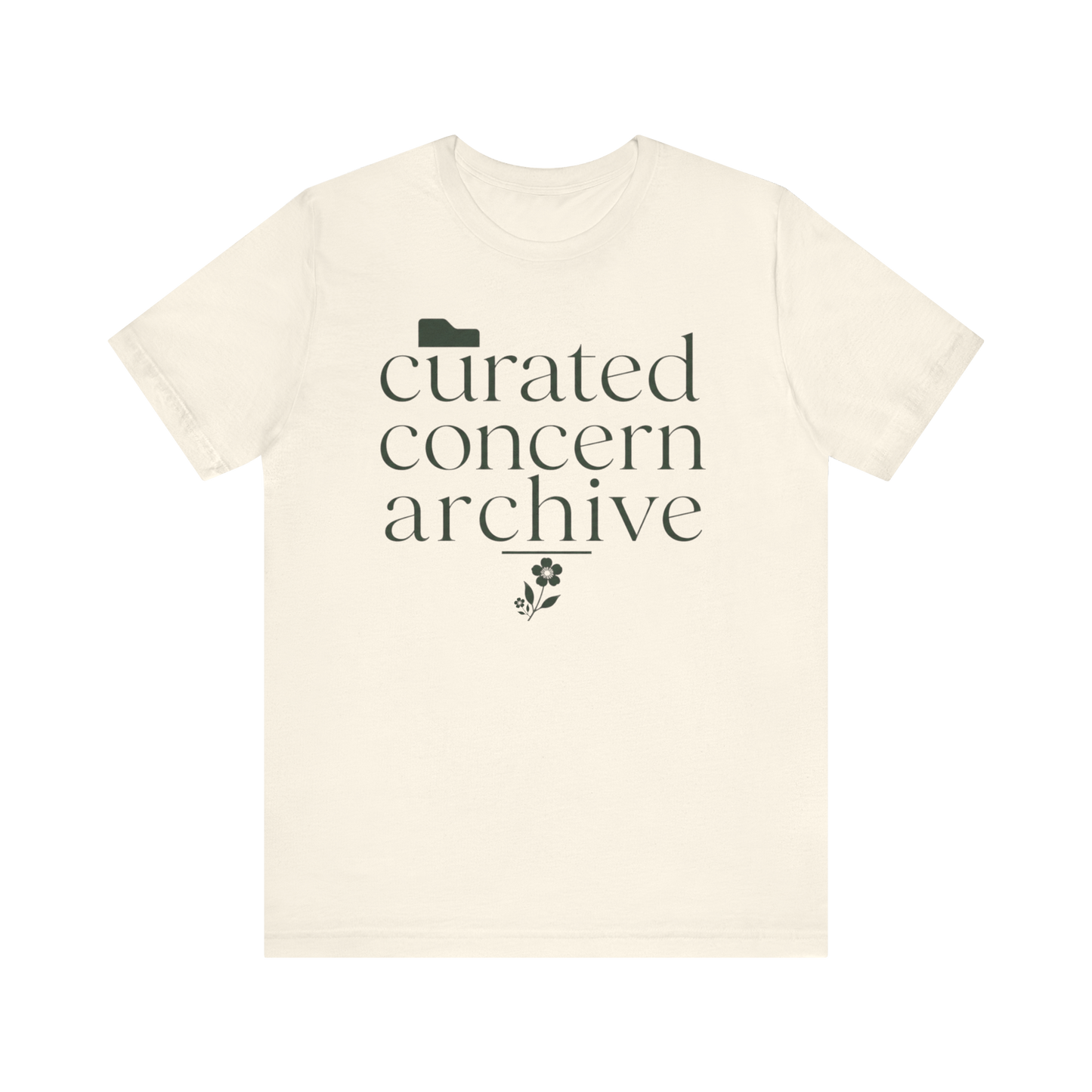 "Curated Concern Archive" T-Shirt