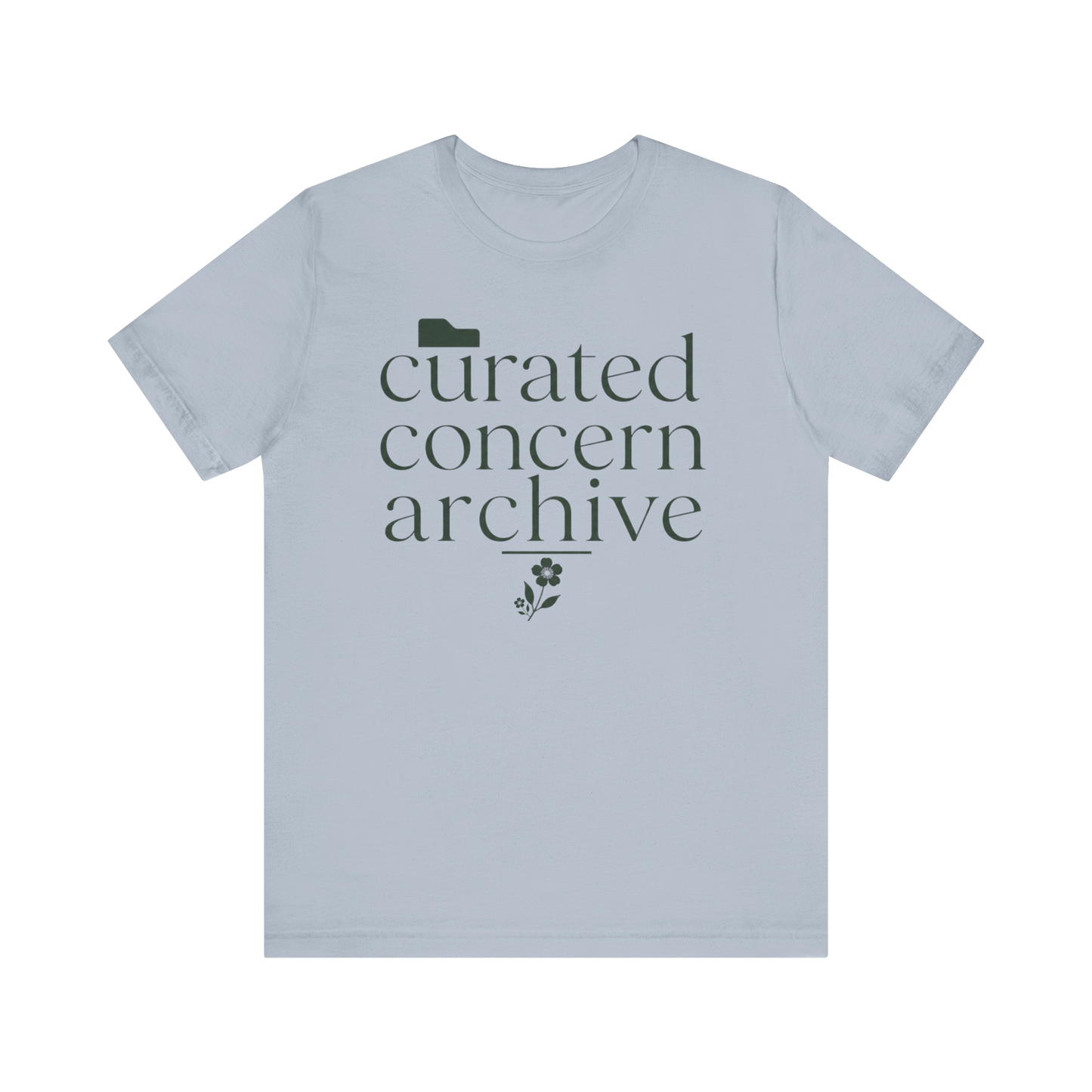 "Curated Concern Archive" T-Shirt