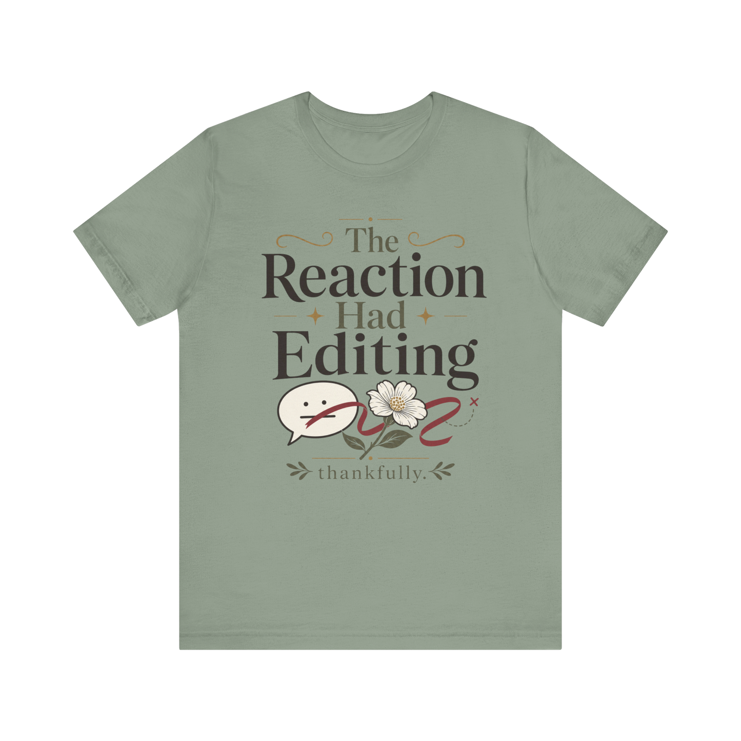 "The Reaction Had Editing" T-Shirt