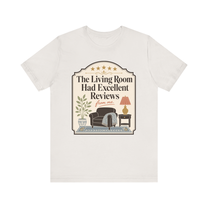 Camiseta "The Living Room tuvo excelentes críticas"