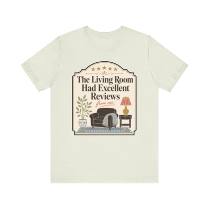Camiseta "The Living Room tuvo excelentes críticas"