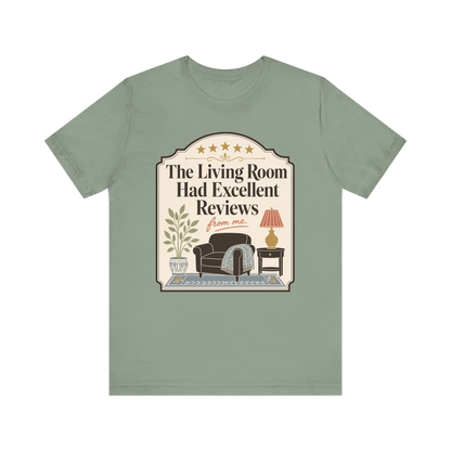 Camiseta "The Living Room tuvo excelentes críticas"