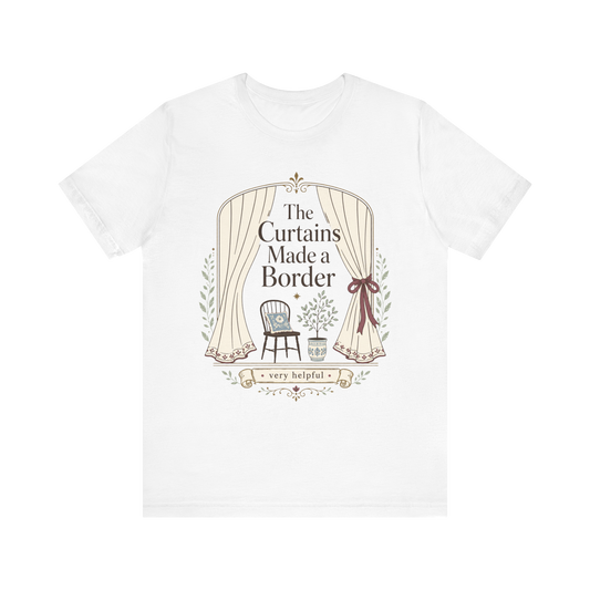 Camiseta "Las cortinas hacían de frontera"