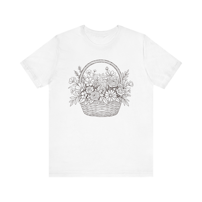 Basket Of Flowers T-Shirt