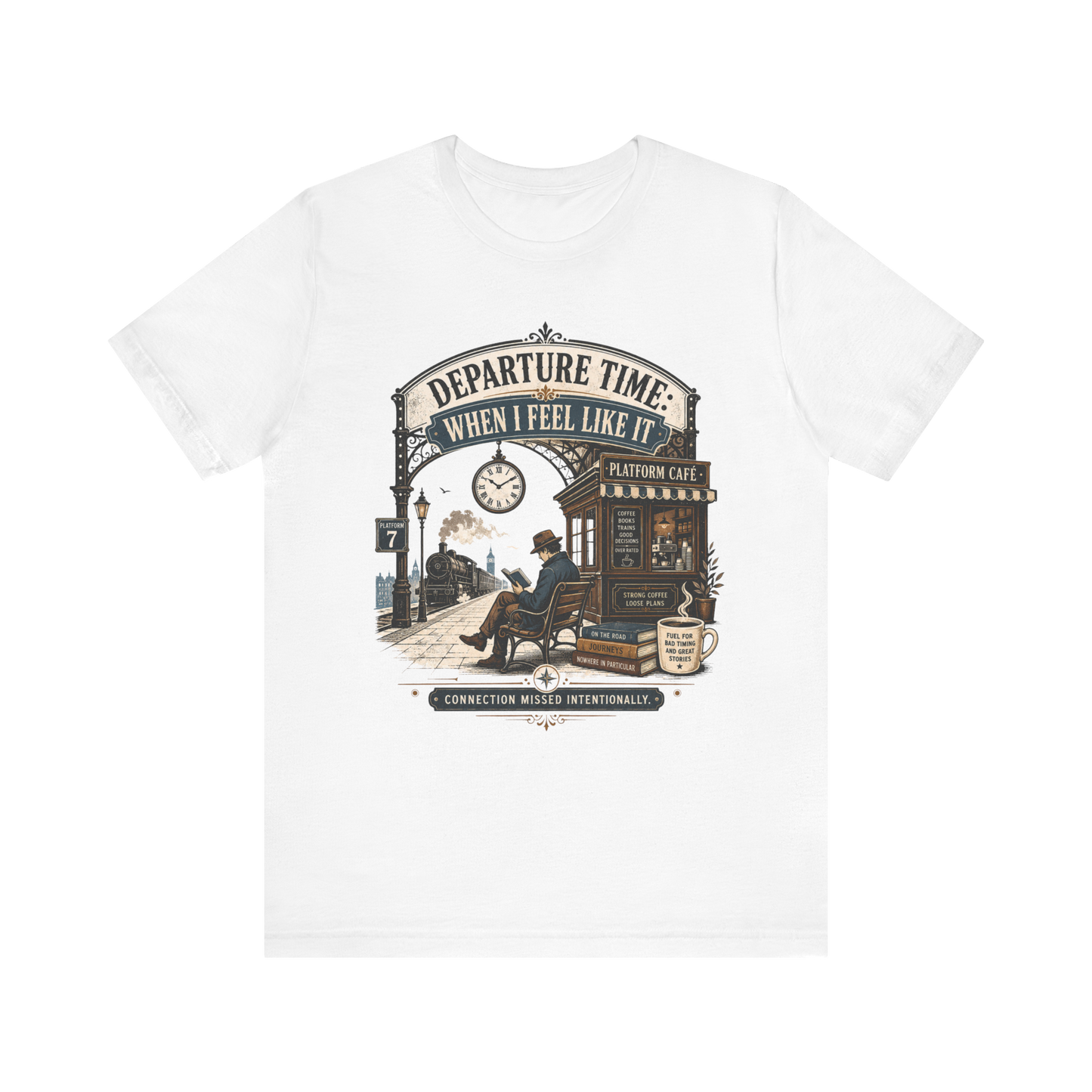 "Departure Time: When I Feel Like It" T-Shirt