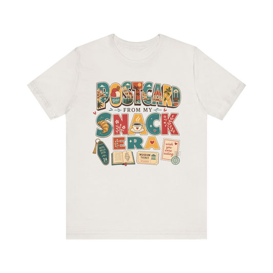 "Postcard Snack Era" T-Shirt