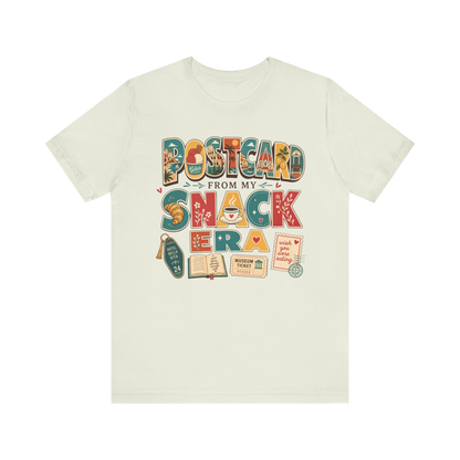 "Postcard Snack Era" T-Shirt