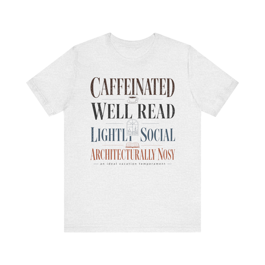 Camiseta "Con Cafeína y Culto"