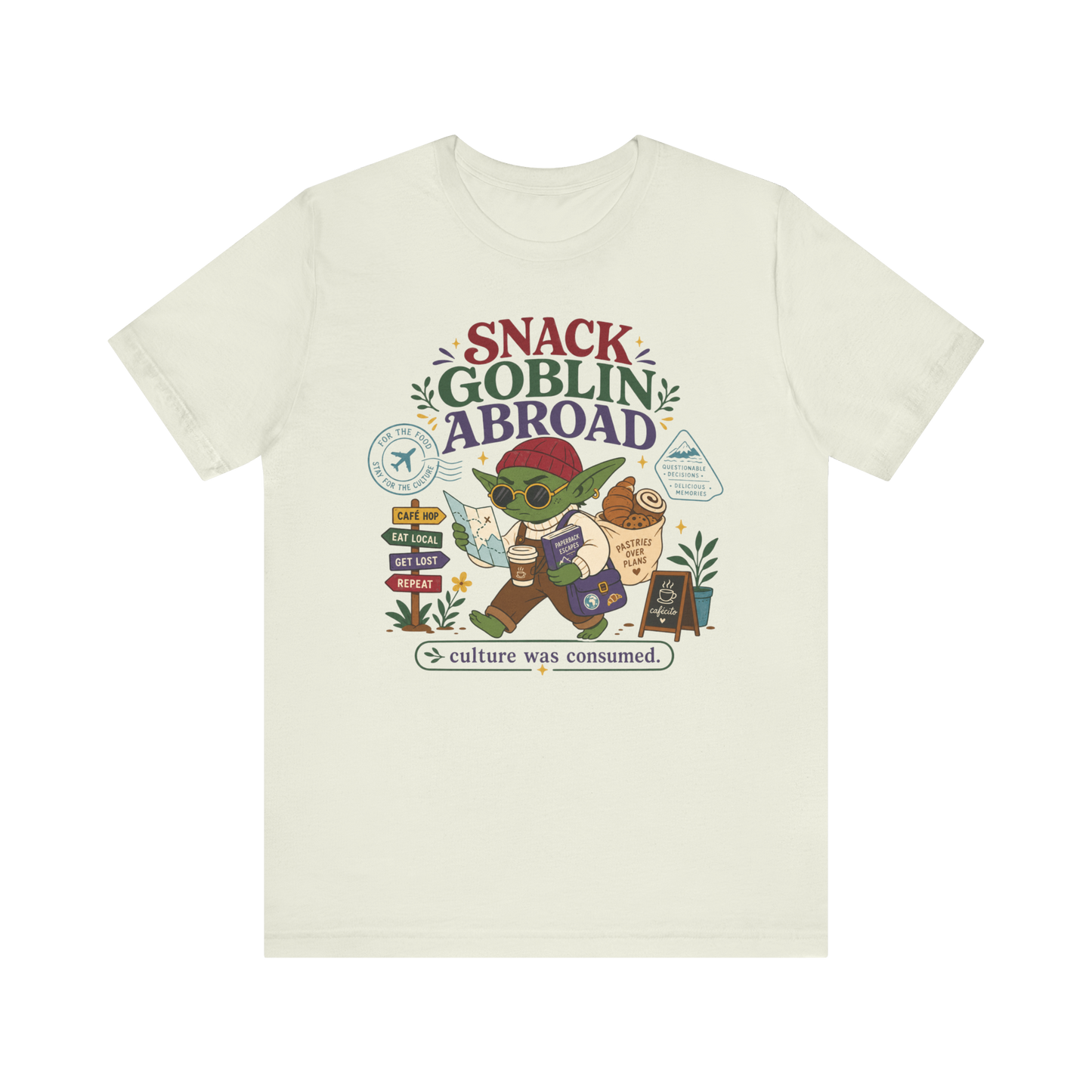 Camiseta "Duende Comilón en el Extranjero"
