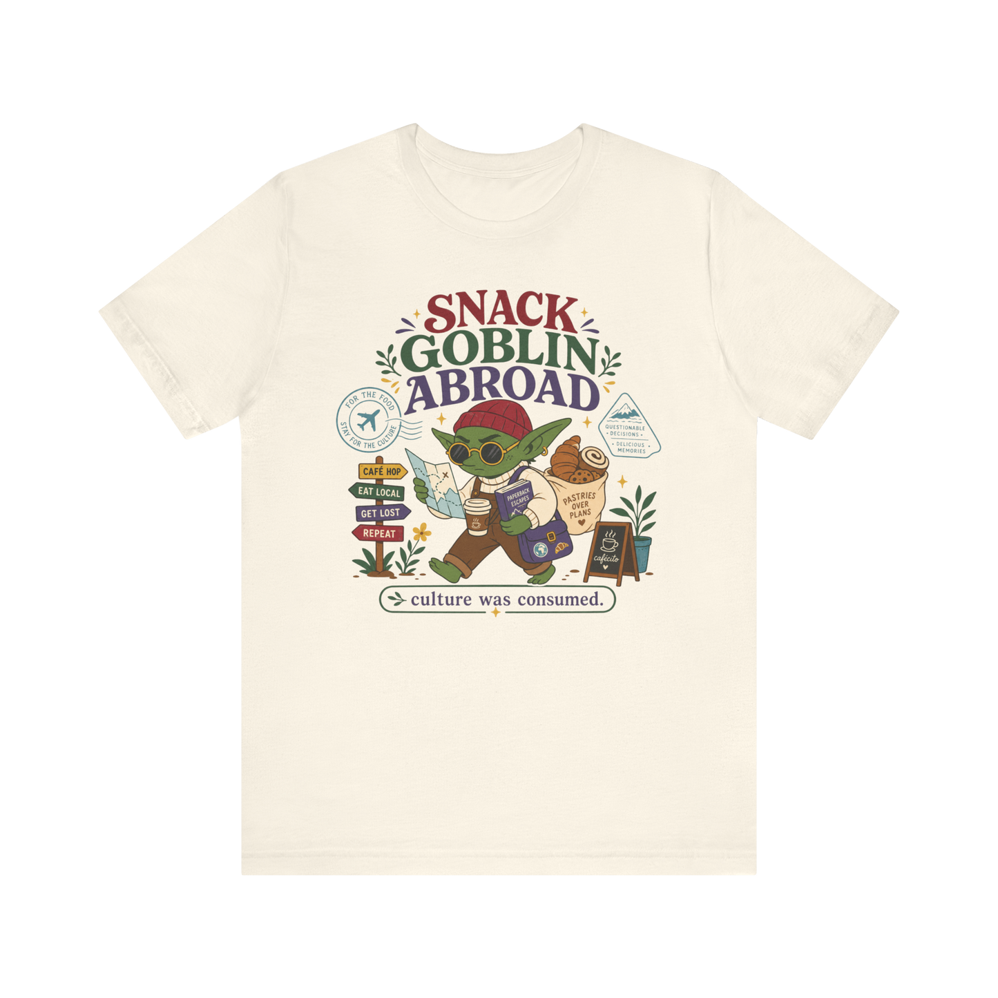 Camiseta "Duende Comilón en el Extranjero"