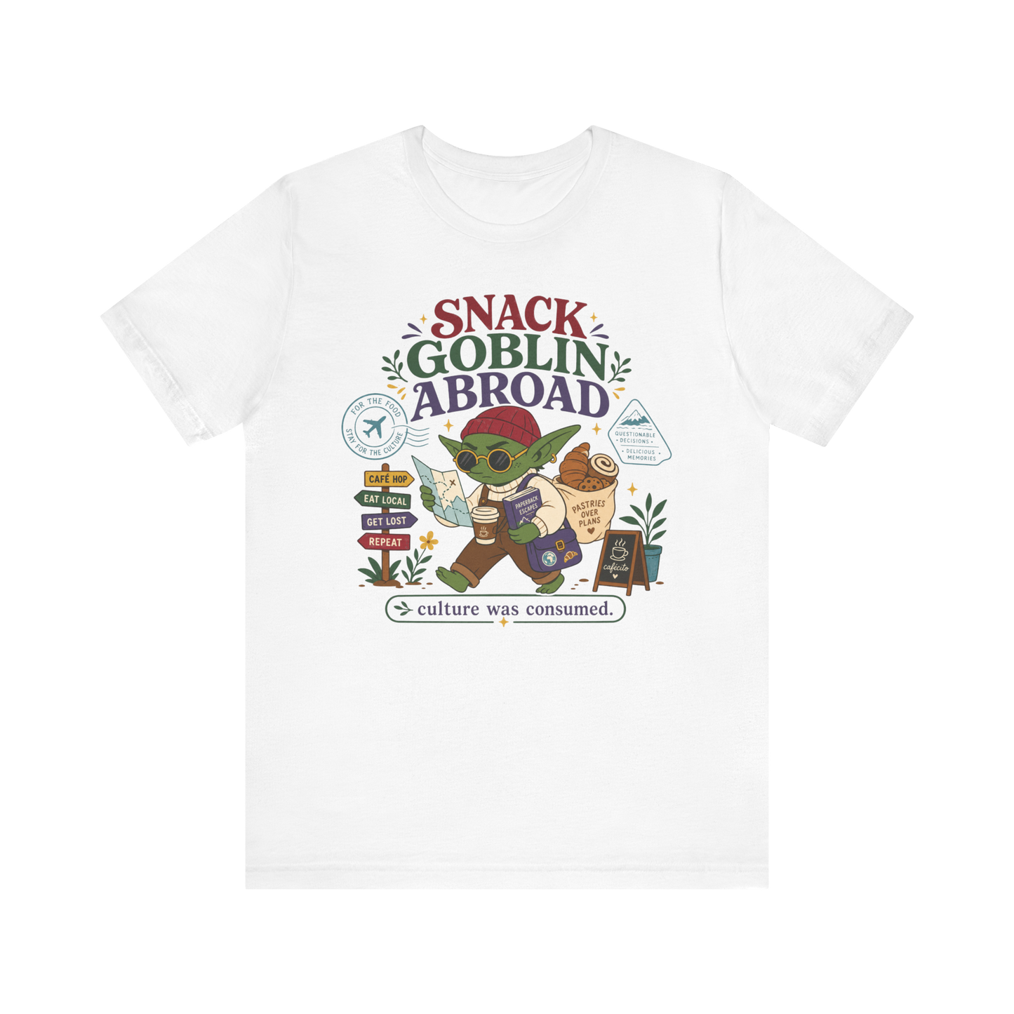 Camiseta "Duende Comilón en el Extranjero"