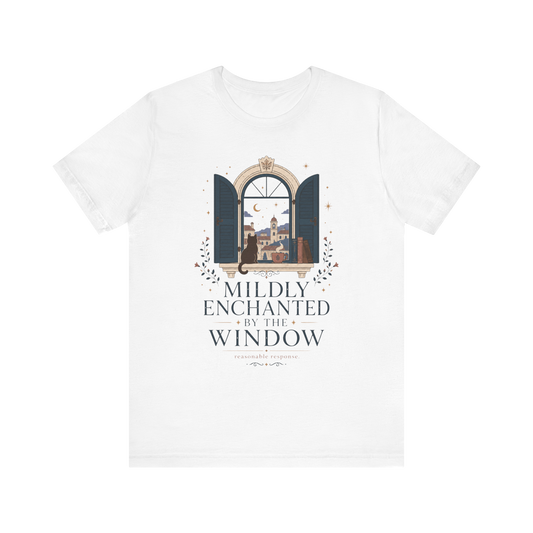 Camiseta "Ligeramente Encantado Por La Ventana"