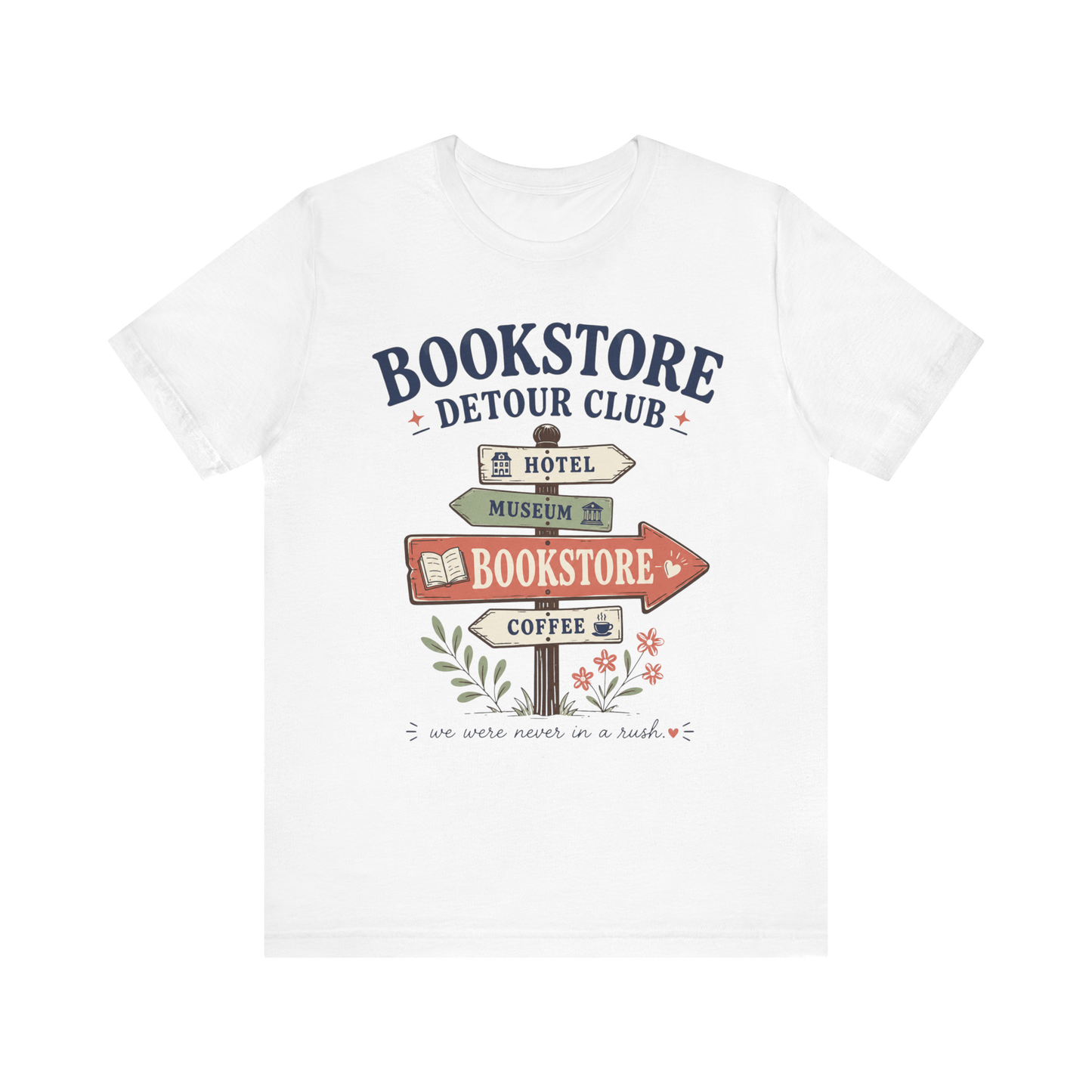 "Bookstore Detour Club" Signage T-Shirt