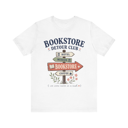 "Bookstore Detour Club" Signage T-Shirt