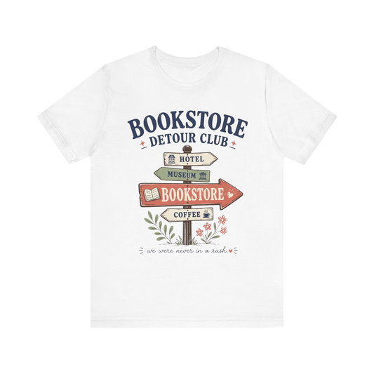 "Bookstore Detour Club" Signage T-Shirt