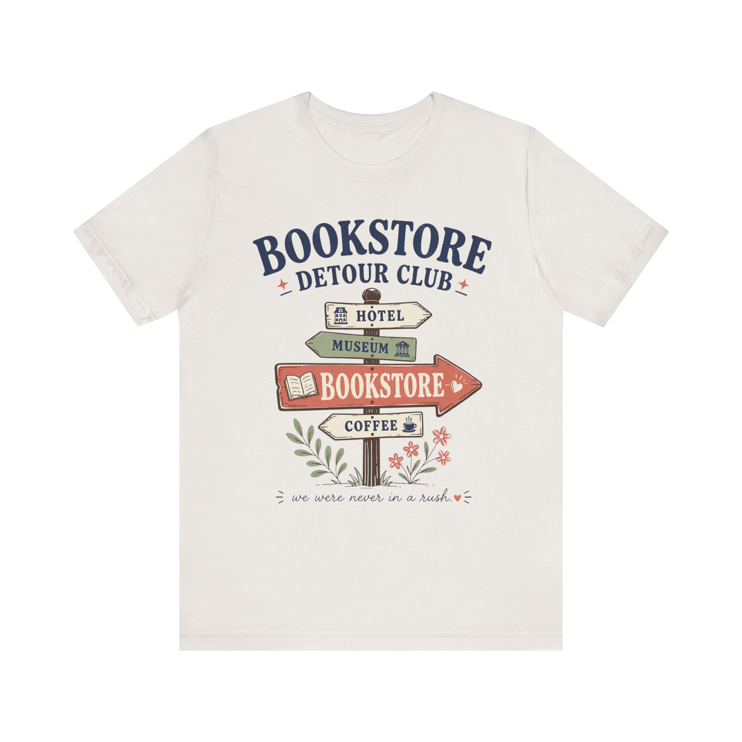 "Bookstore Detour Club" Signage T-Shirt