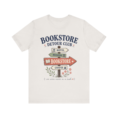 "Bookstore Detour Club" Signage T-Shirt