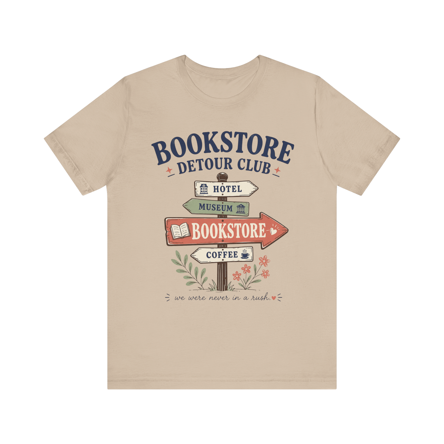 "Bookstore Detour Club" Signage T-Shirt