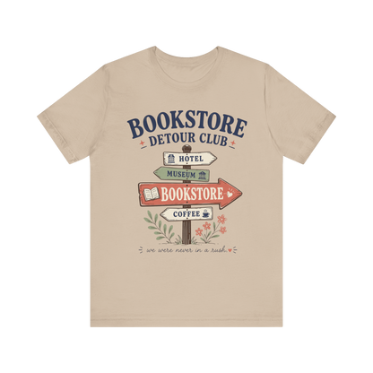 "Bookstore Detour Club" Signage T-Shirt