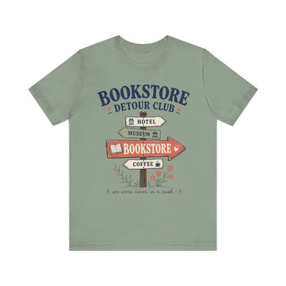 "Bookstore Detour Club" Signage T-Shirt