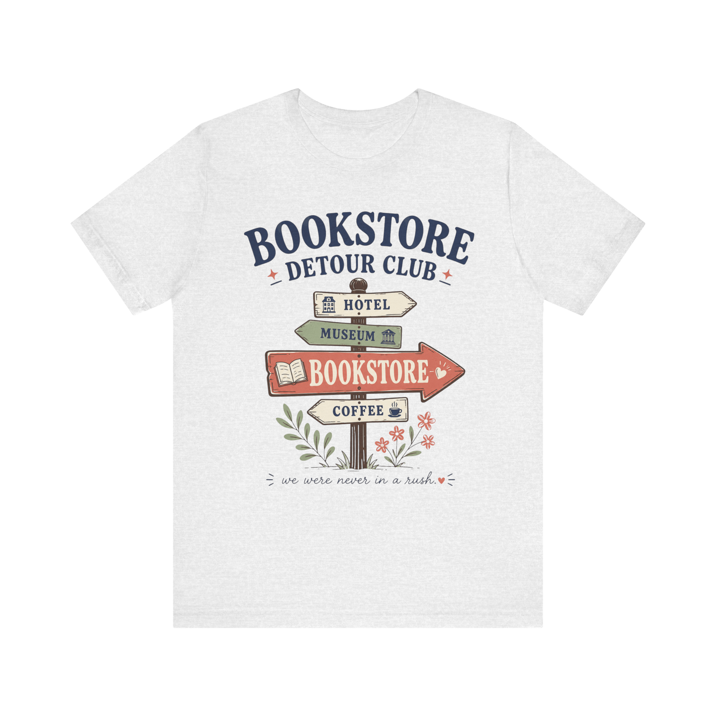 "Bookstore Detour Club" Signage T-Shirt