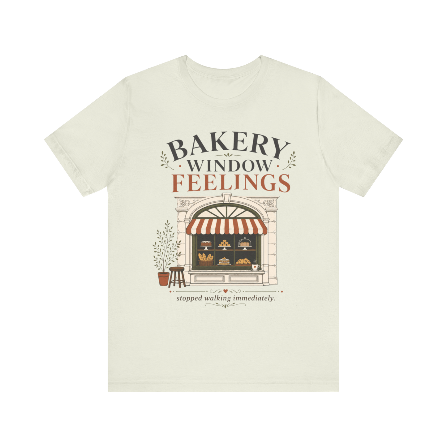 Camiseta "Sentimientos desde la Vitrina de la Panadería"