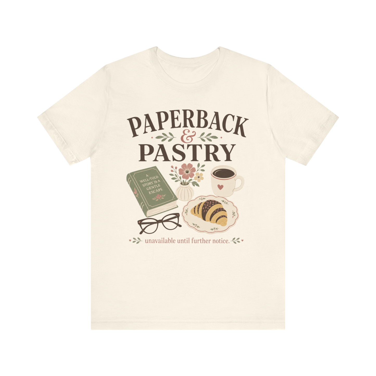 "Paperback & Pastry" T-Shirt