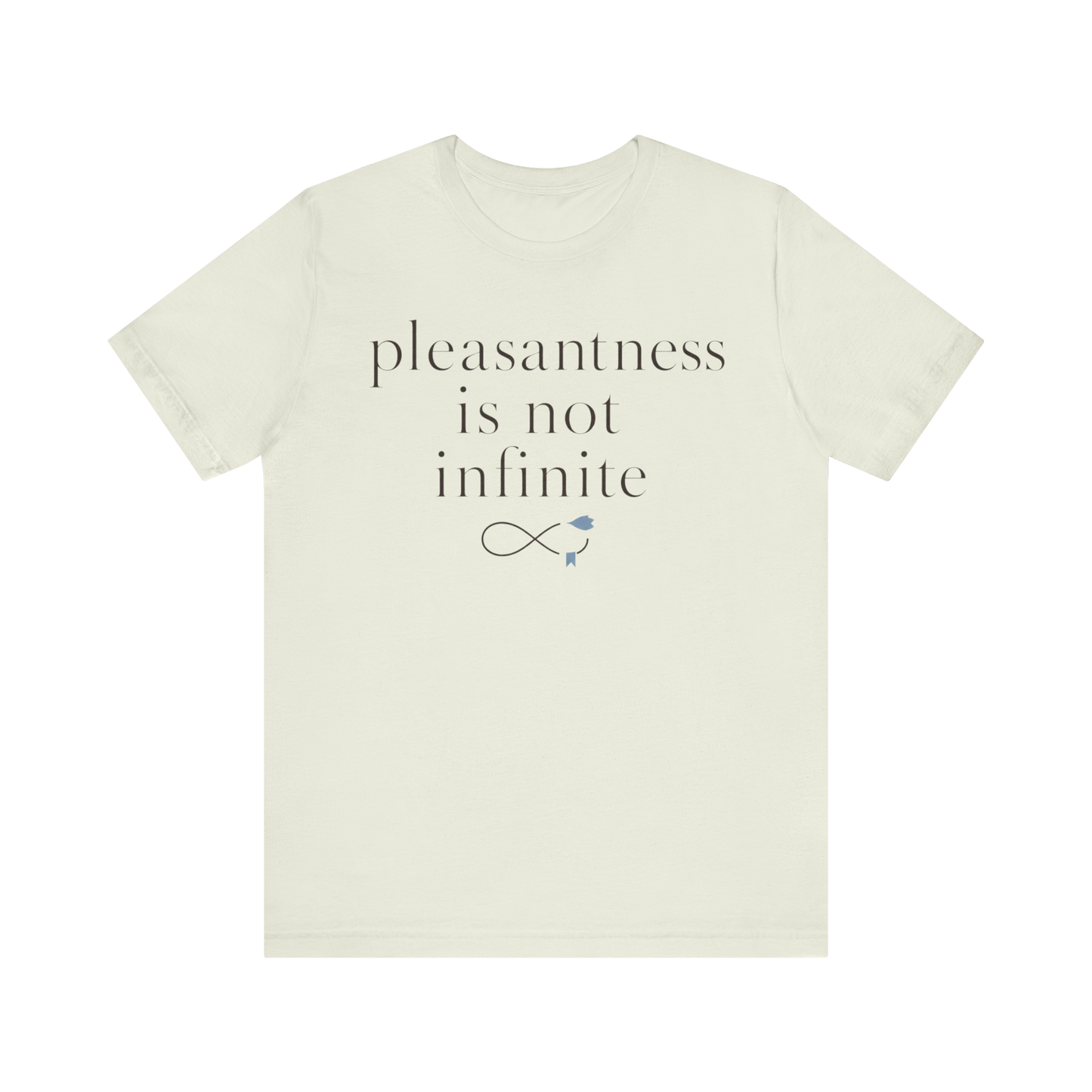 "Pleasantness Is Not Infinite" T-Shirt