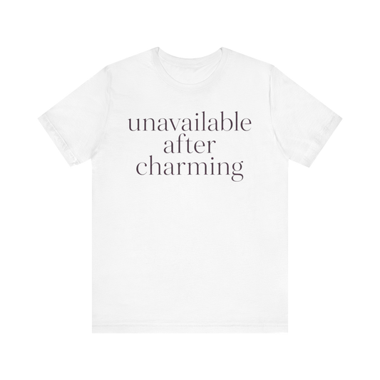 Camiseta "No Disponible Tras Encantar"