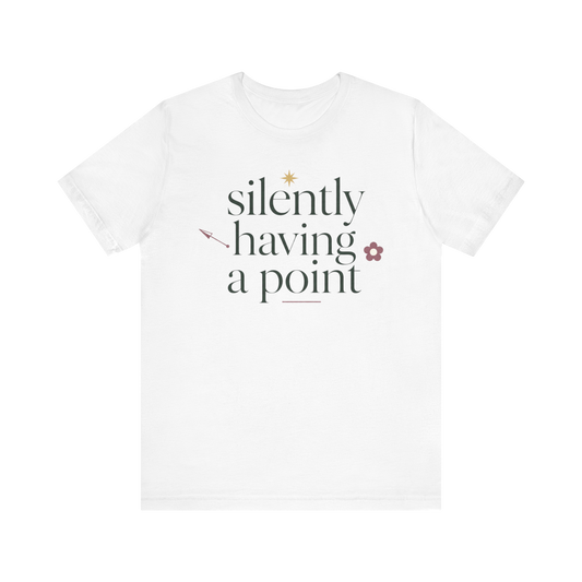 Camiseta "Tener razón en silencio"
