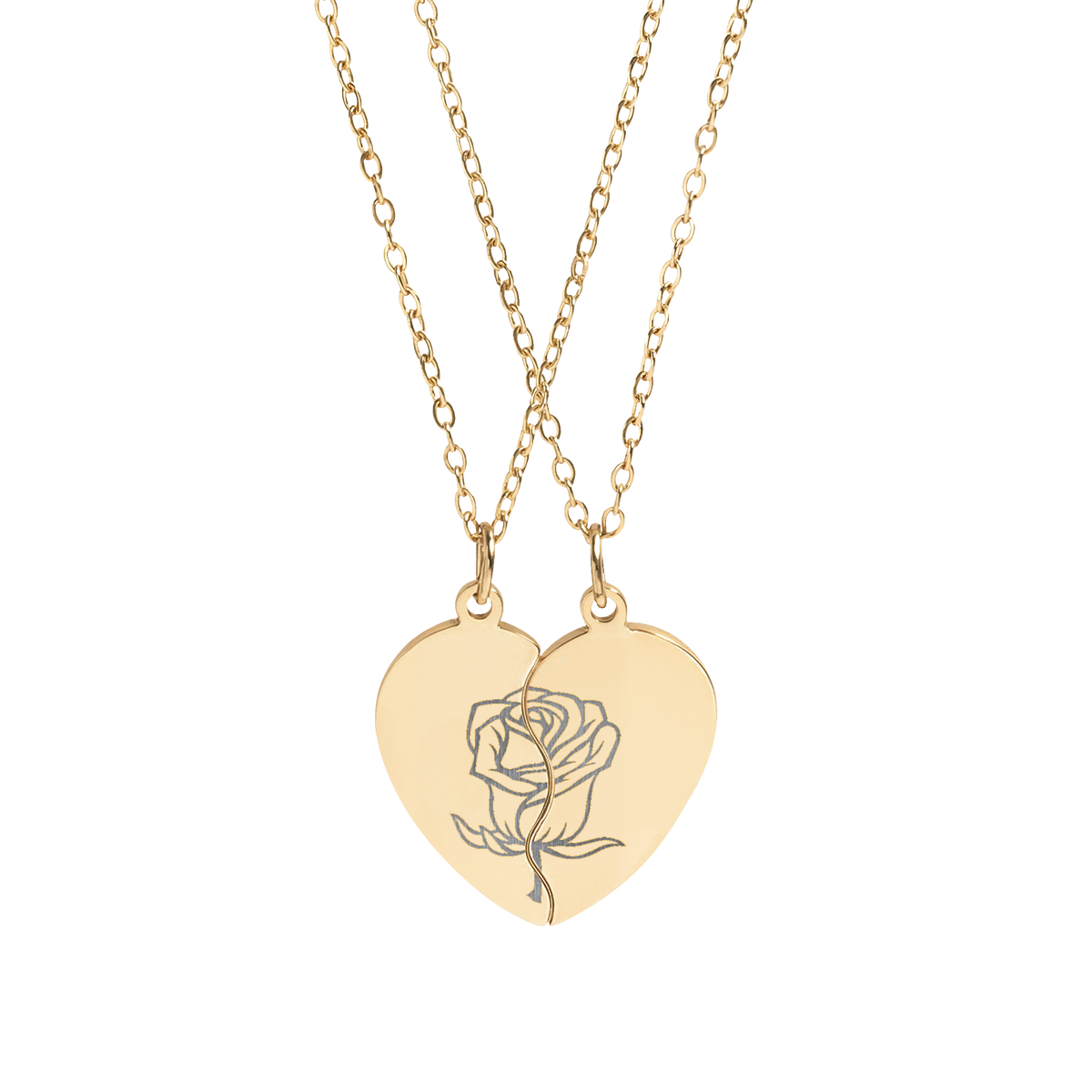 Rose - Halves Pendant