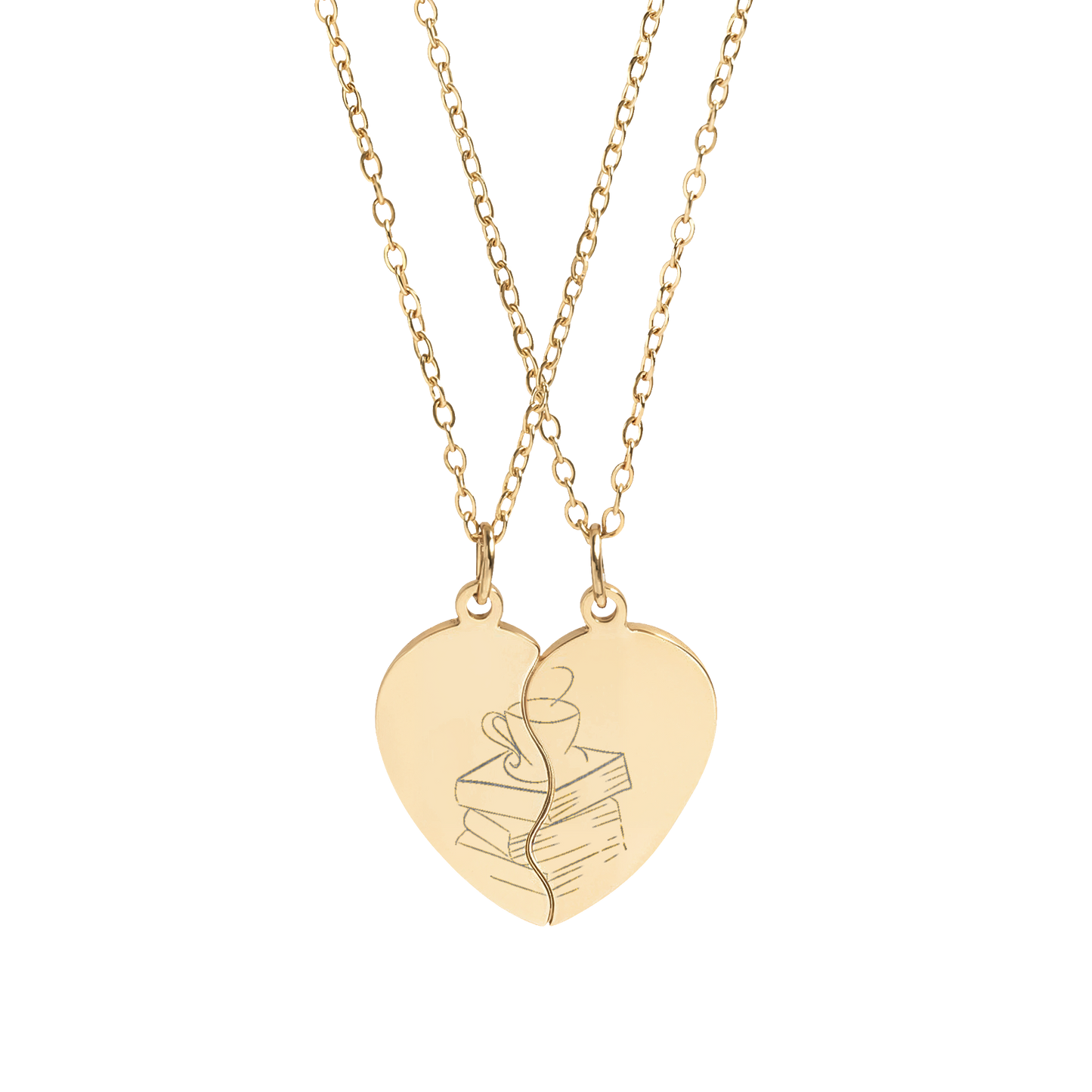 Book Café - Halves Pendant