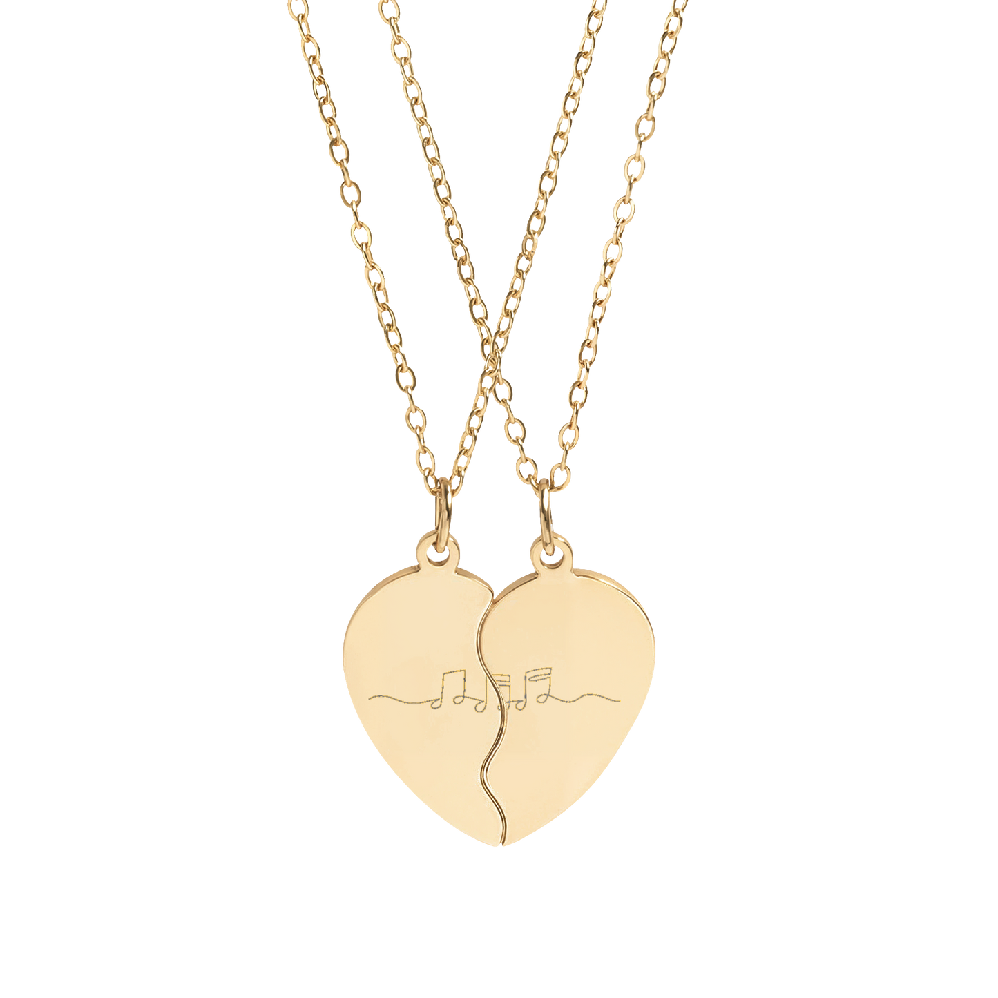 Music Notes - Halves Pendant