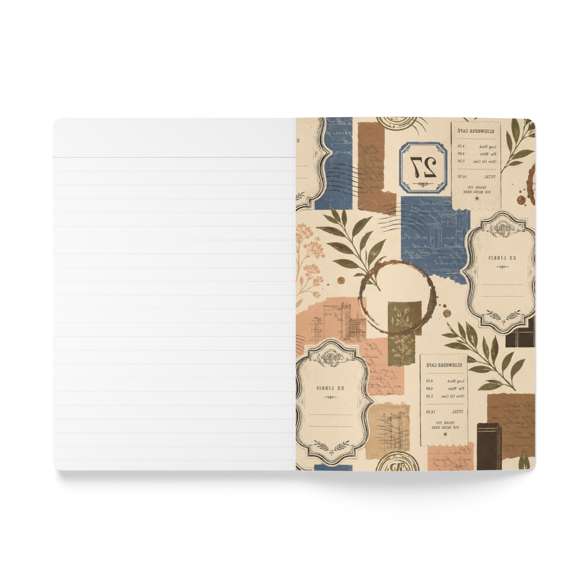 Coffee Stamps - Softcover Journal