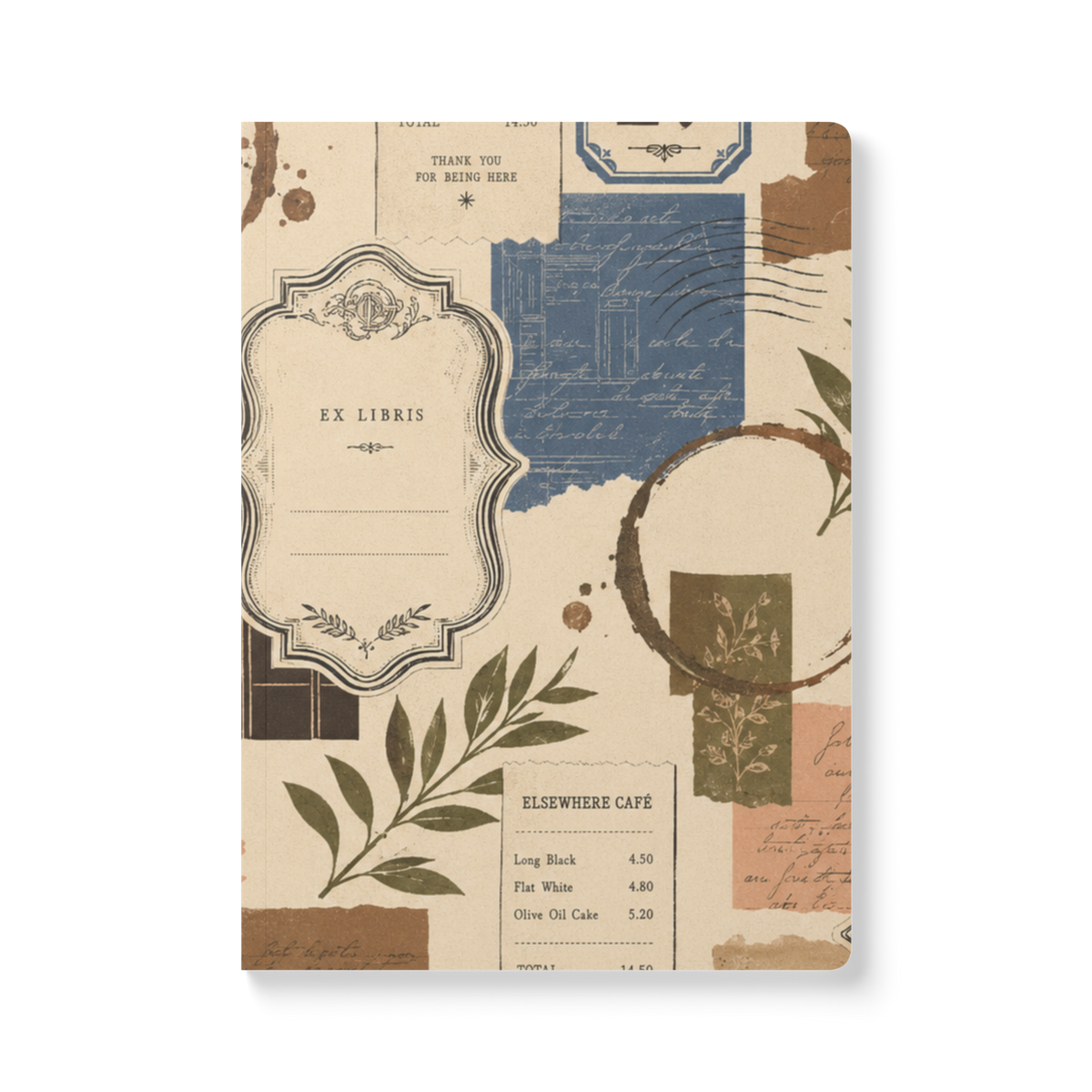 Coffee Stamps - Softcover Journal