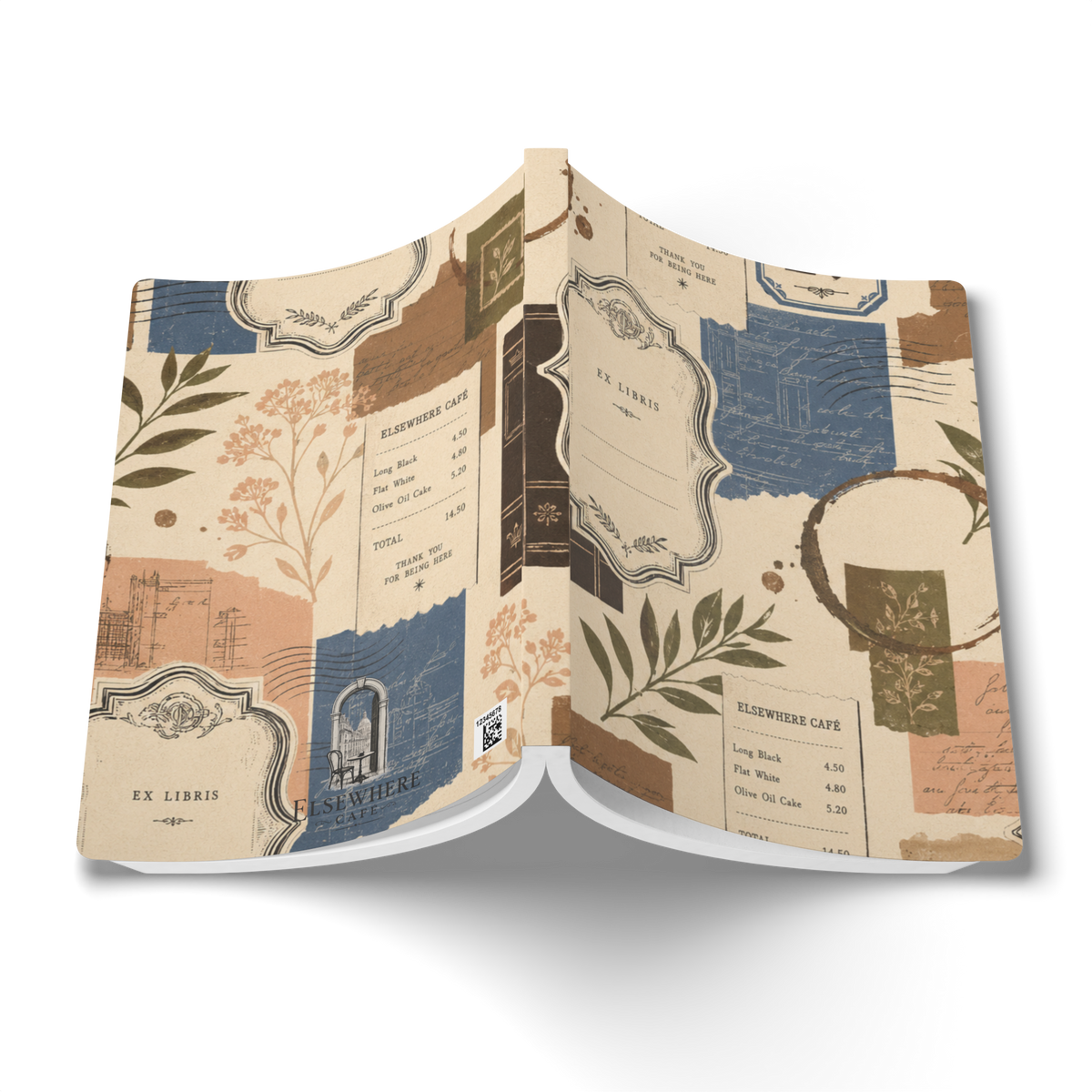 Coffee Stamps - Softcover Journal