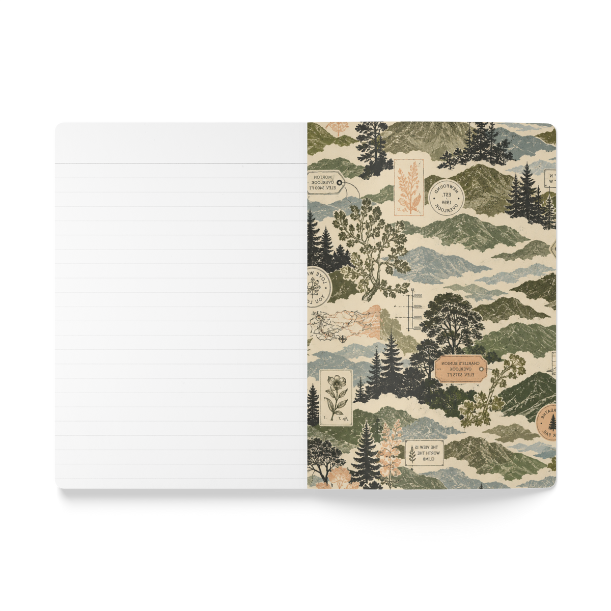 Mountain Roads - Softcover Journal