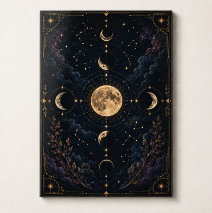 Moonscape - Acrylic Glass Art
