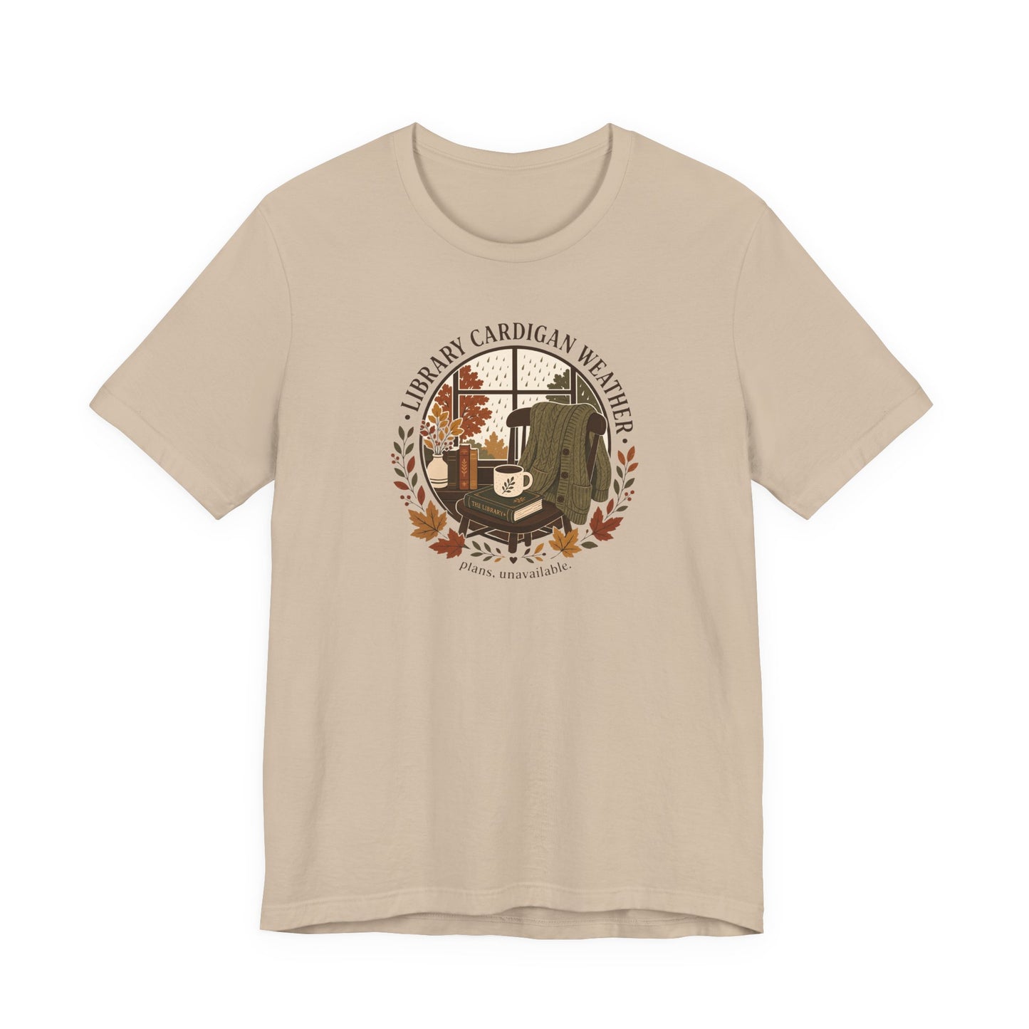 "Library Cardigan" T-Shirt