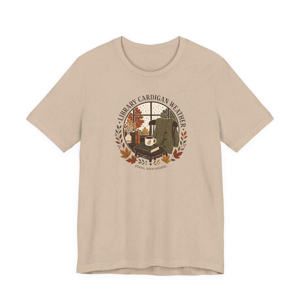 "Library Cardigan" T-Shirt