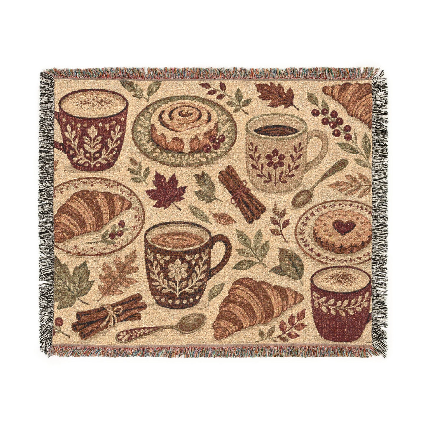 Café & Cinnamon - Woven Blanket