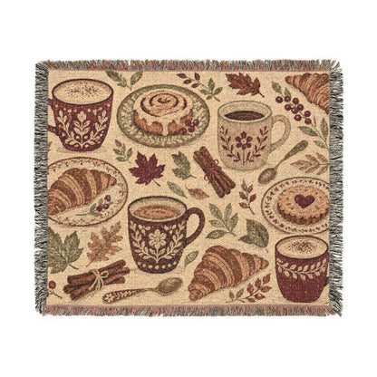 Café & Cinnamon - Woven Blanket