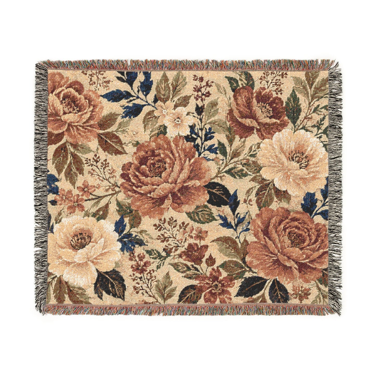 Sunwashed Peony - Woven Blanket