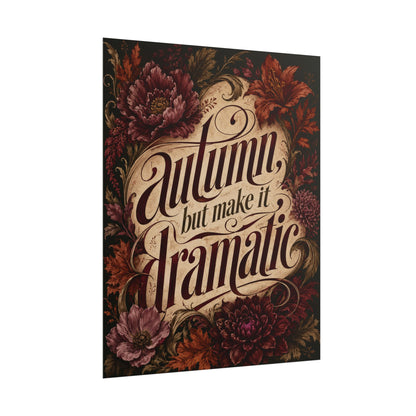 Otoño pero Dramático - Póster