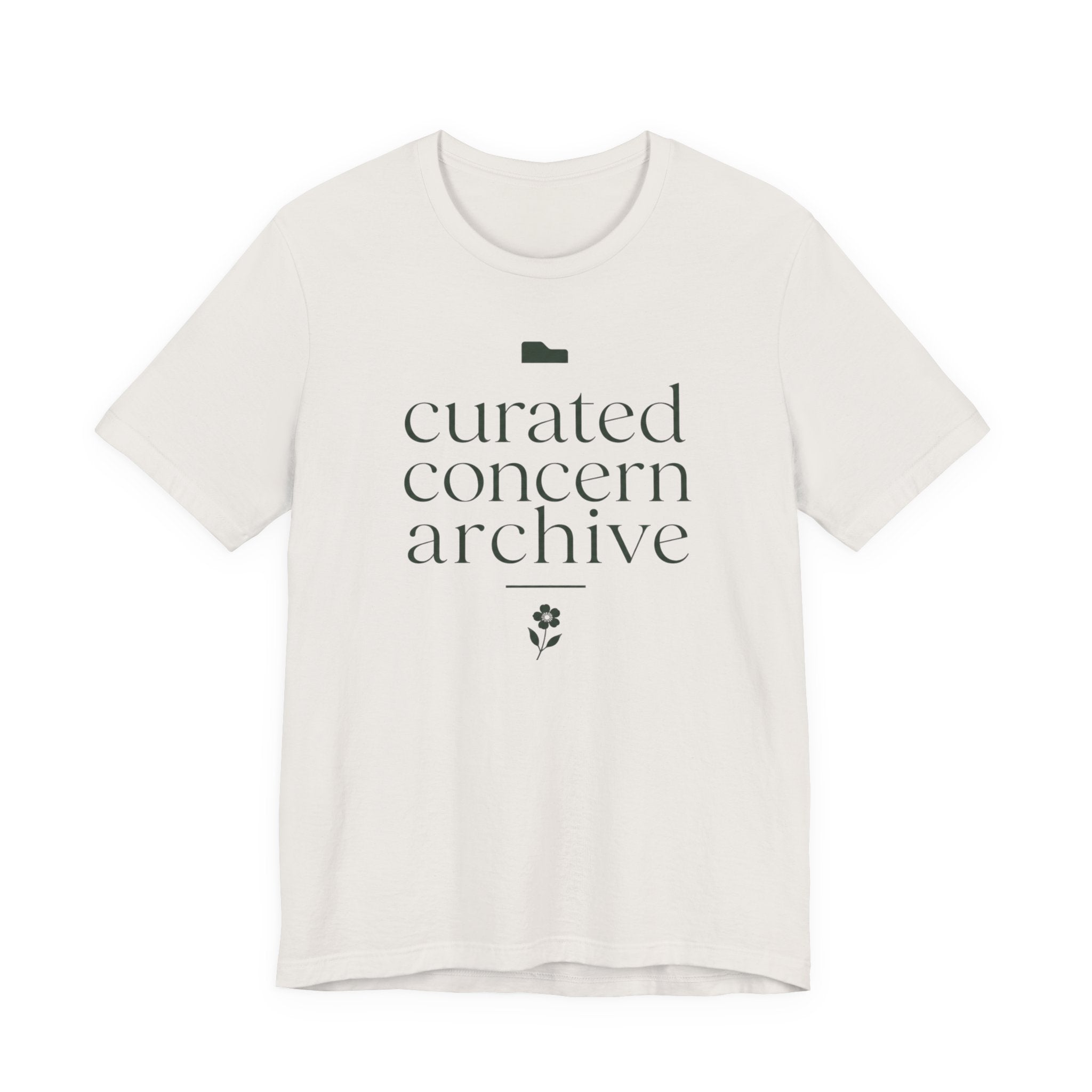 "Curated Concern Archive" T-Shirt
