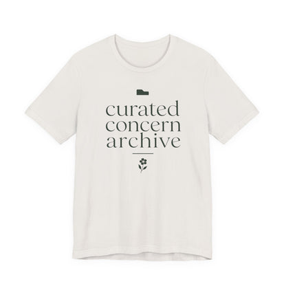 Camiseta "Archivo de Preocupaciones Curadas"