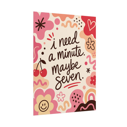 Minute, Maybe Seven - Poster