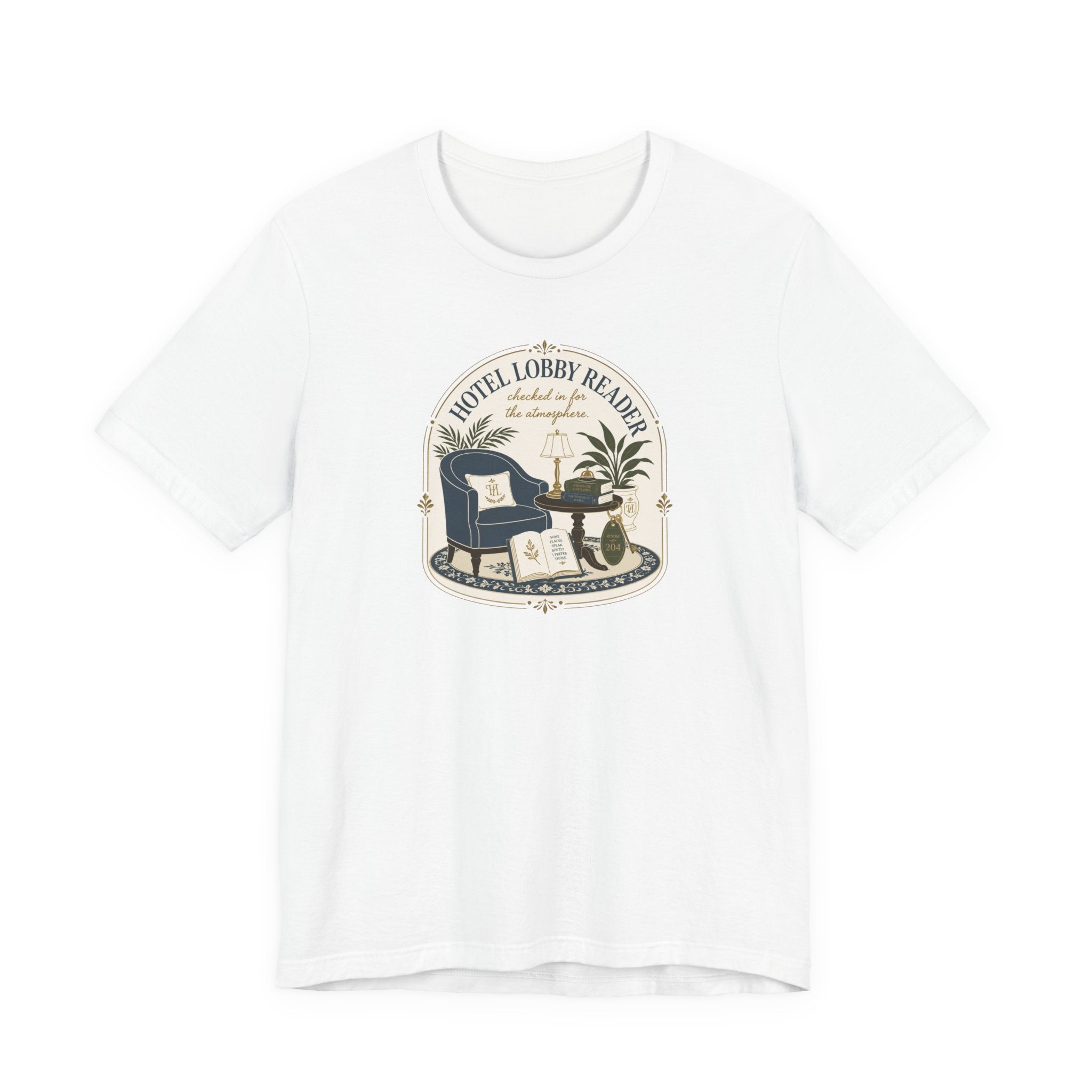 "Hotel Lobby Reader" T-Shirt