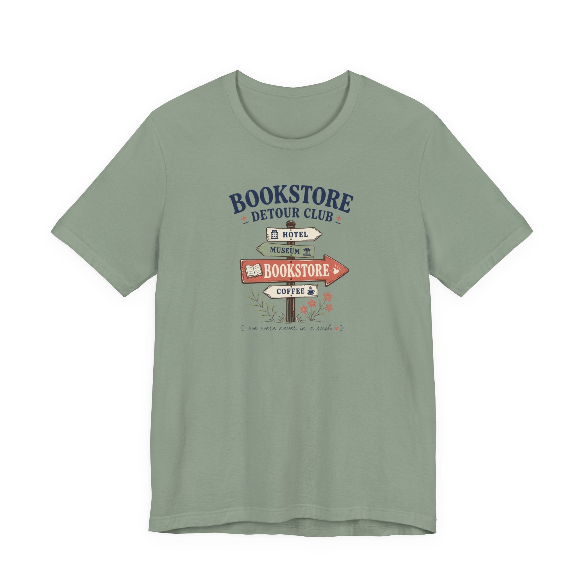 "Bookstore Detour Club" Signage T-Shirt